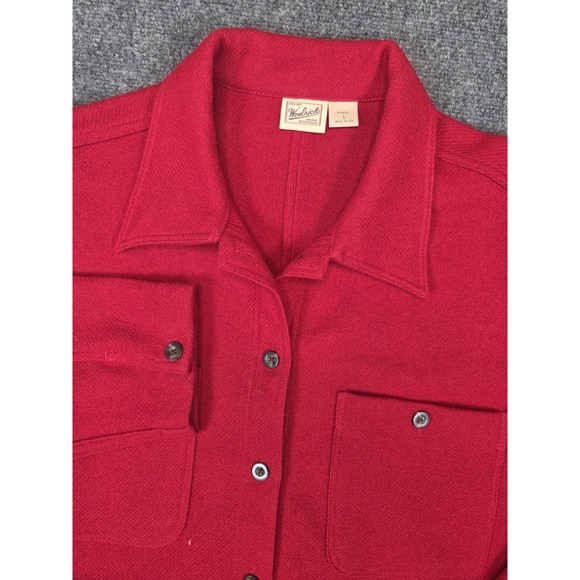 Woolrich Jackets & Blazers - Woolrich Wool Overshirt Jacket Womens L Red USA‎
